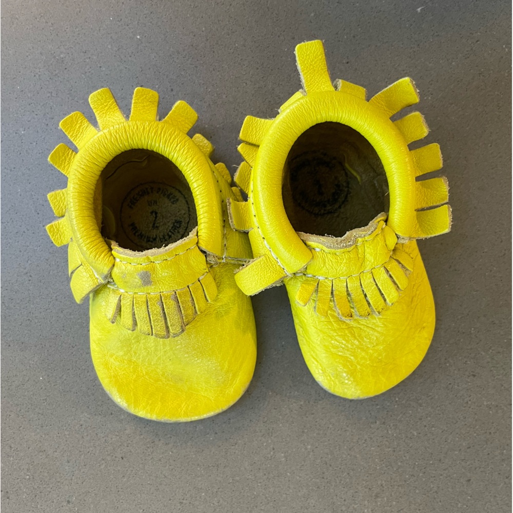 Freshly packed baby moccasins